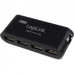 Hub USB Logilink UA0085 USB 2.0 Black