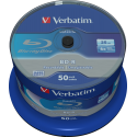 Blank BD-R Verbatim , 6X , 25GB , 50 buc, 43838 white blue