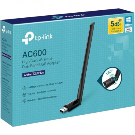 Adaptor wireless TP-LINK Archer T2U Plus Dual-Band
