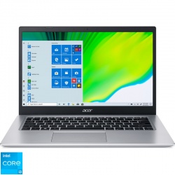 Laptop Acer 14'' Aspire 5 A514-54, FHD, Procesor Intel® Core™ i3-1115G4 , 8GB DDR4, 256GB SSD, GMA UHD, Win 10 Home