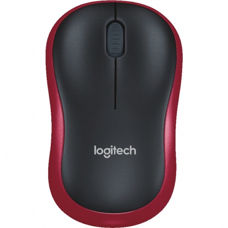 Mouse Logitech M185, Wireless, Red