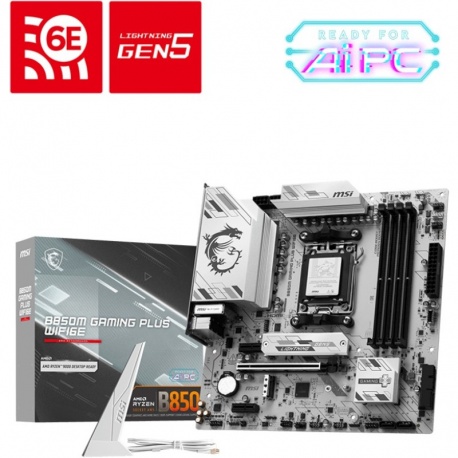 Placa de baza MSI B850M GAMING PLUS WIFI6E