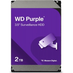 Hard Disk Supraveghere WD Purple, 2TB, 5400 RPM, SATA3, 256MB
