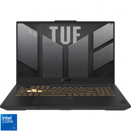 Laptop ASUS  17.3'' TUF F17 FX707VJ, FHD 144Hz, Intel® Core™ 5 210H (max. 4.80 GHz), 32GB DDR4, 512GB SSD, GeForce RTX 3050 6GB,