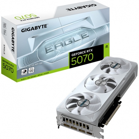 Placa video GIGABYTE GeForce RTX 5070 EAGLE OC ICE SFF 12GB GDDR7 192-bit DLSS 4.0